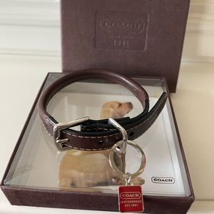 Rare Vtg Coach Dog Collar size small